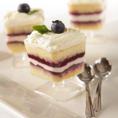Blueberry Custard Trifle
