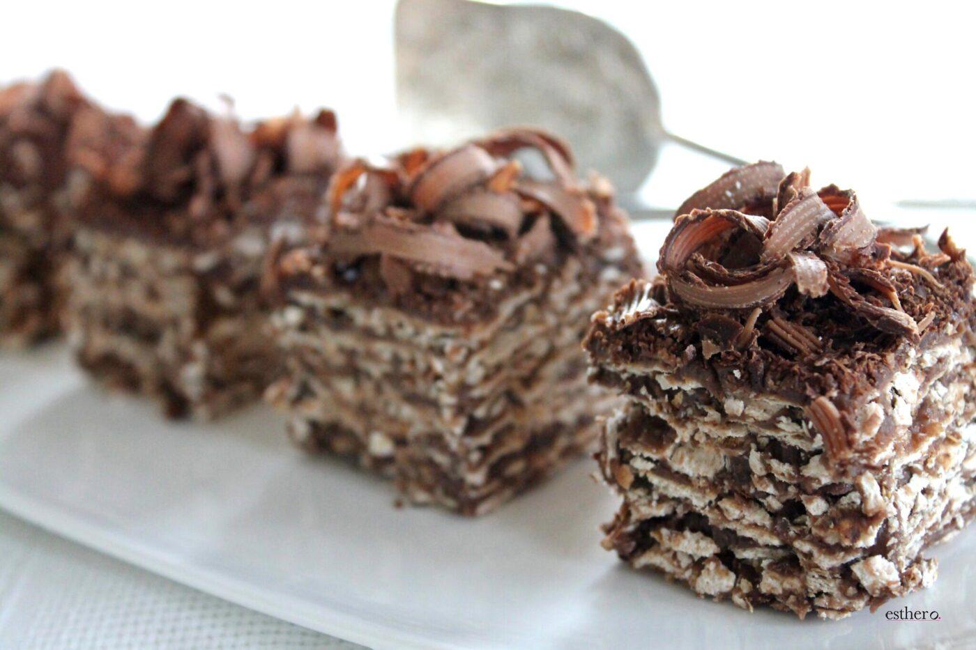 Chocolate Matzah Cake