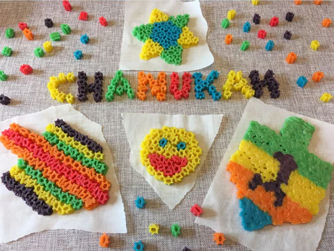 Perler Bead Craft for Chanukah
