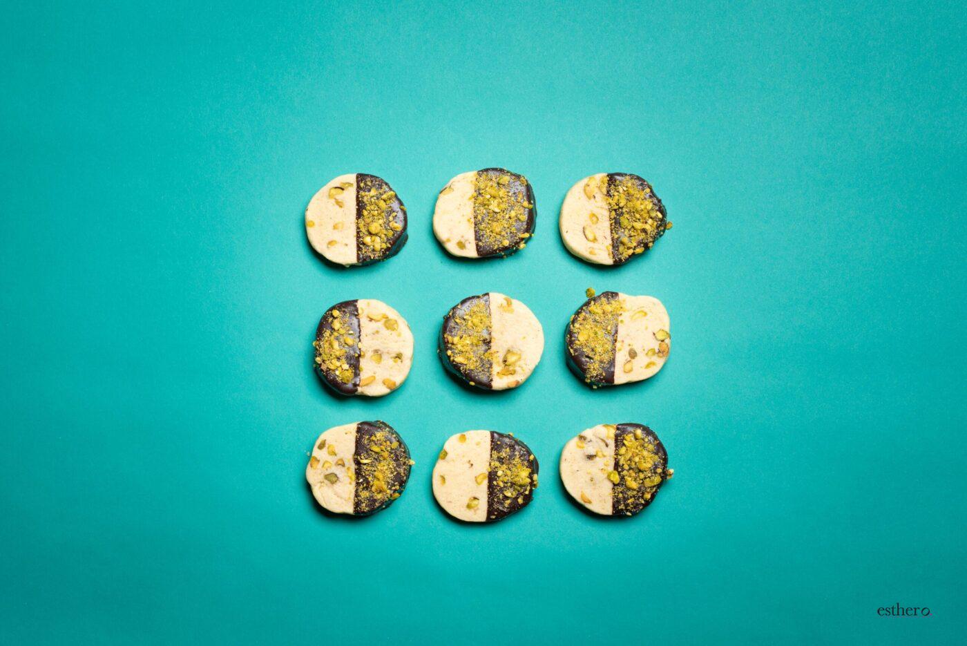 Pistachio Sliced Cookies