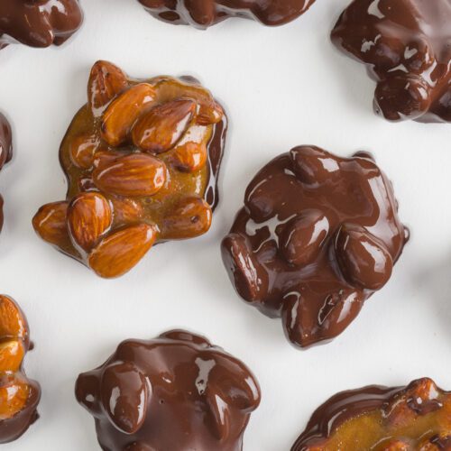 Passover Chocolate Nut Clusters