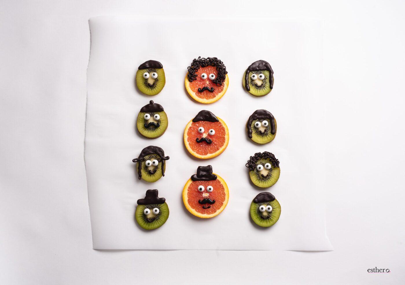 friendly fruit faces