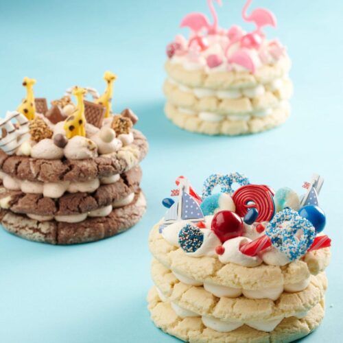 No Bake Cookie Cakes