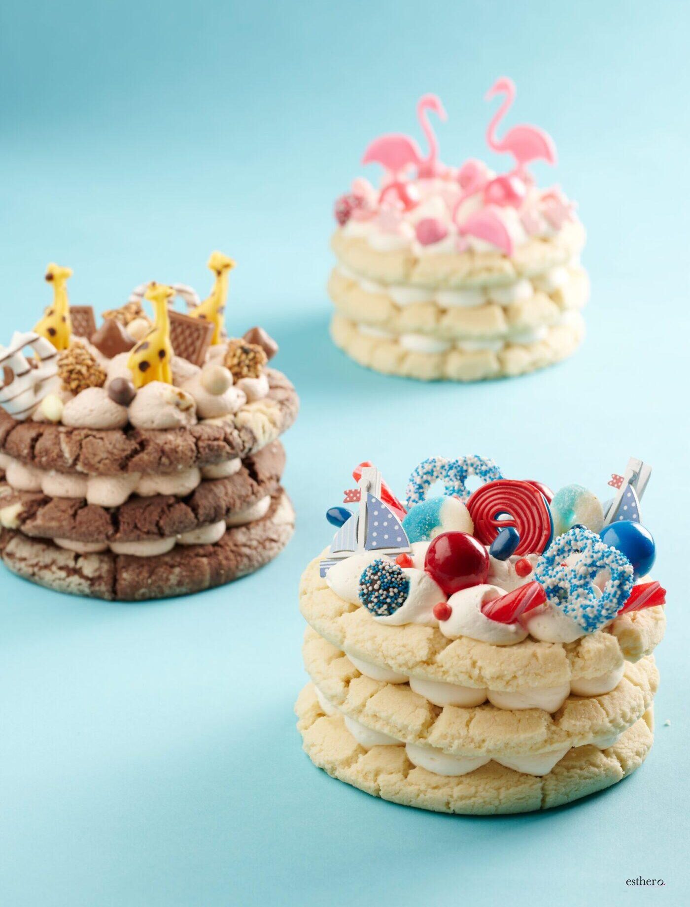No Bake Cookie Cakes