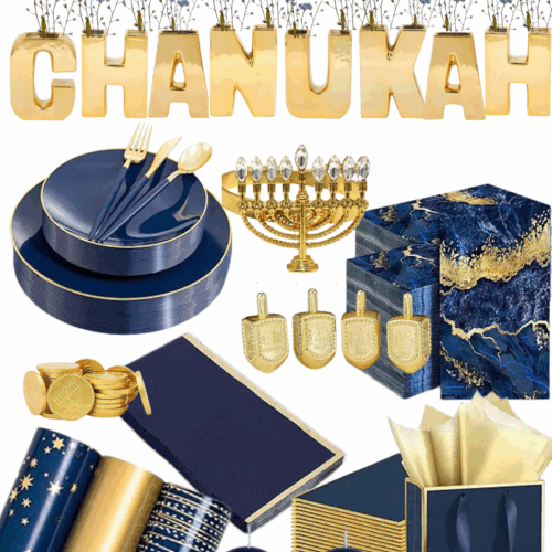 Chanukah Tablescape