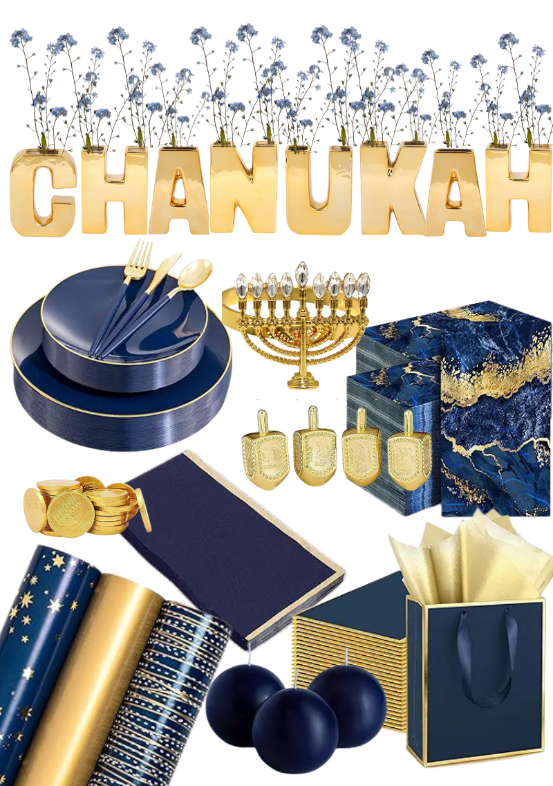 Chanukah Tablescape