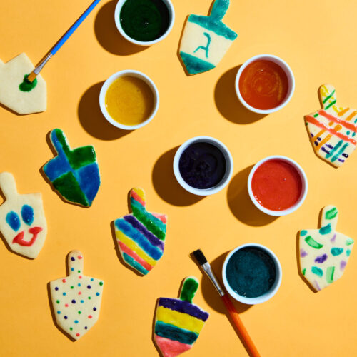 Dreidel Cookie Decorating