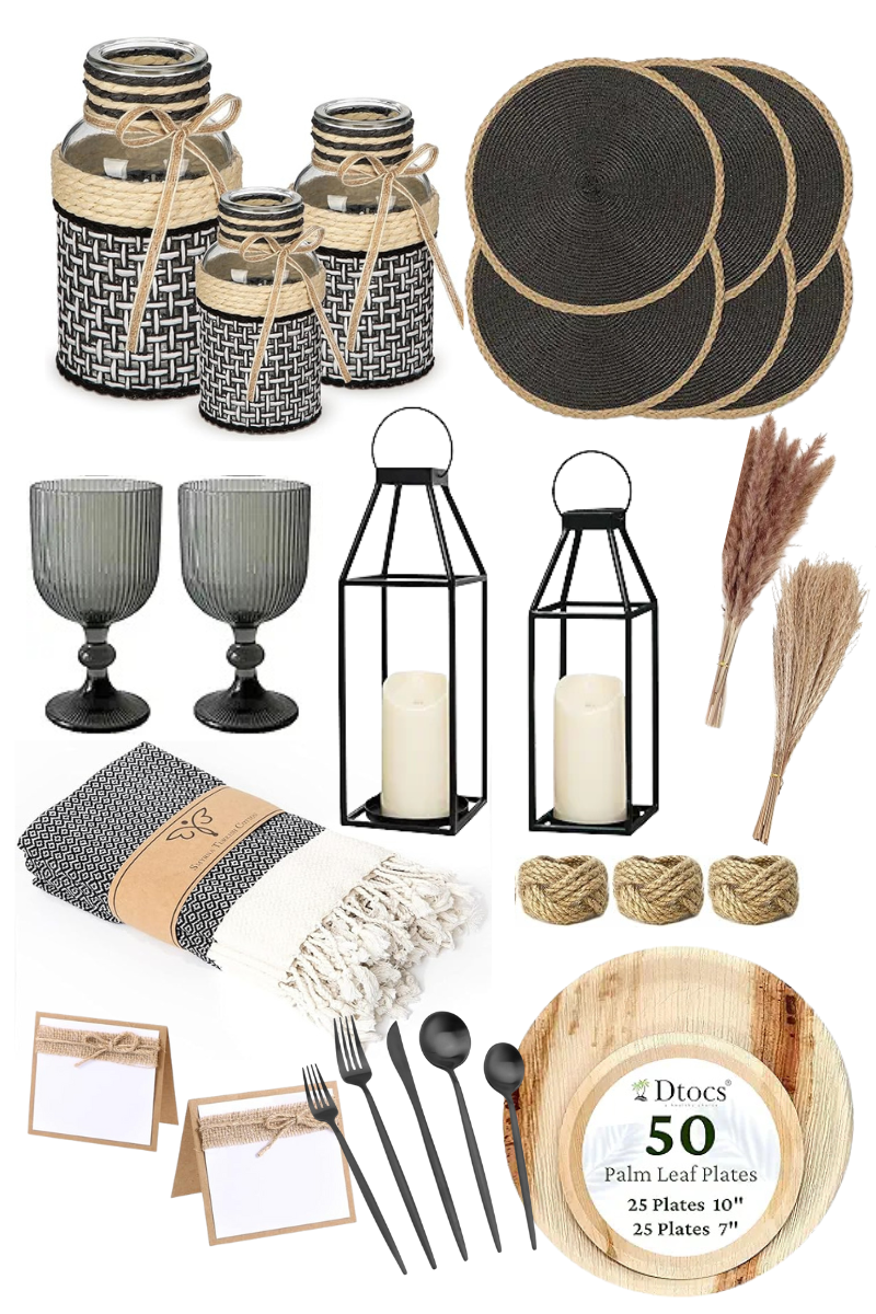 Modern Rustic Chanukah Decor