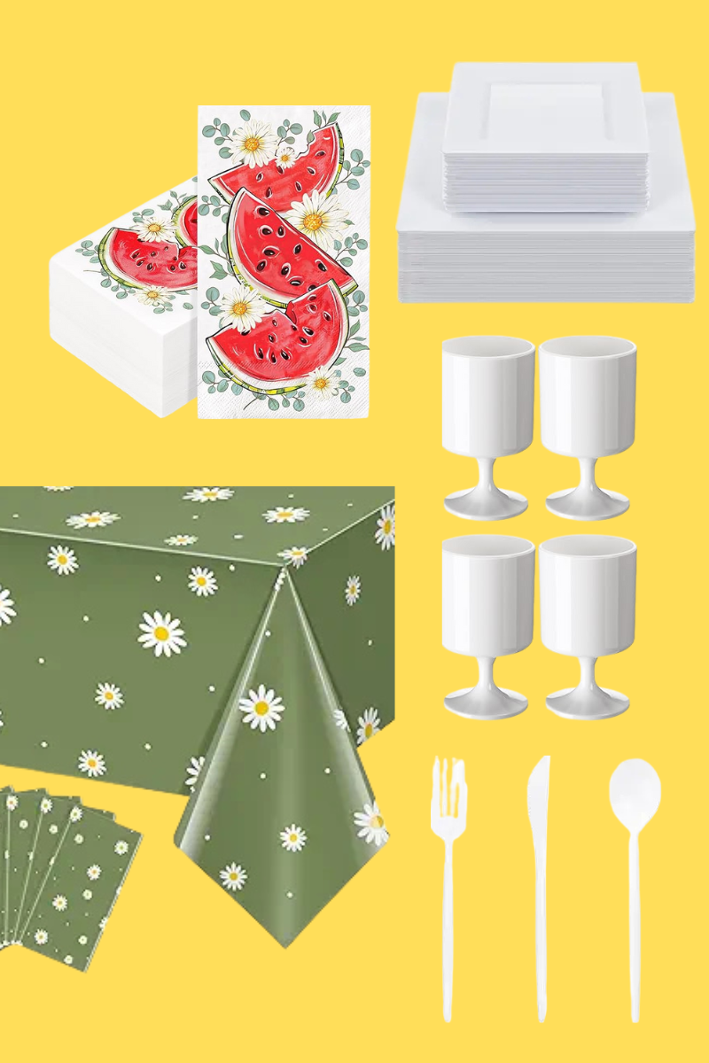 disposable summer tablescapes