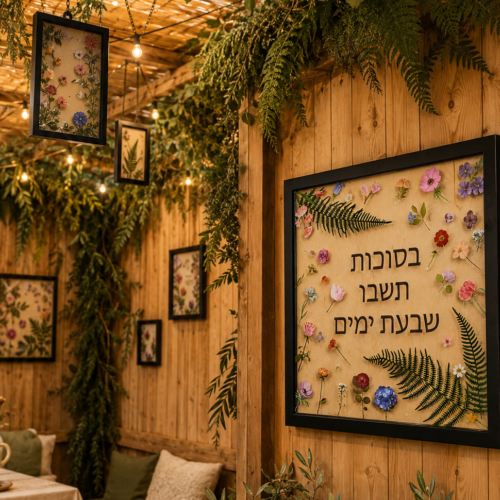 Beautiful Sukkah Decorations