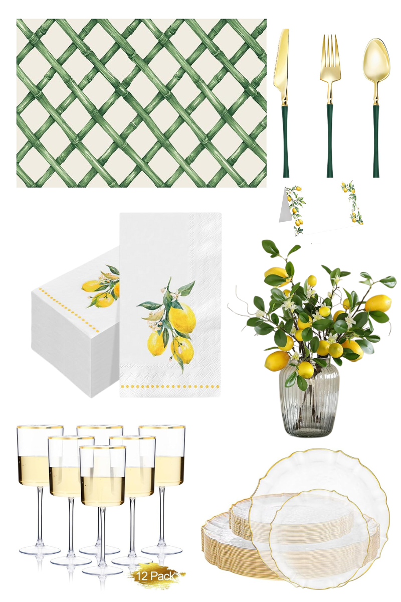 Lemon Tablescape