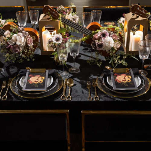 Music theme tablescape