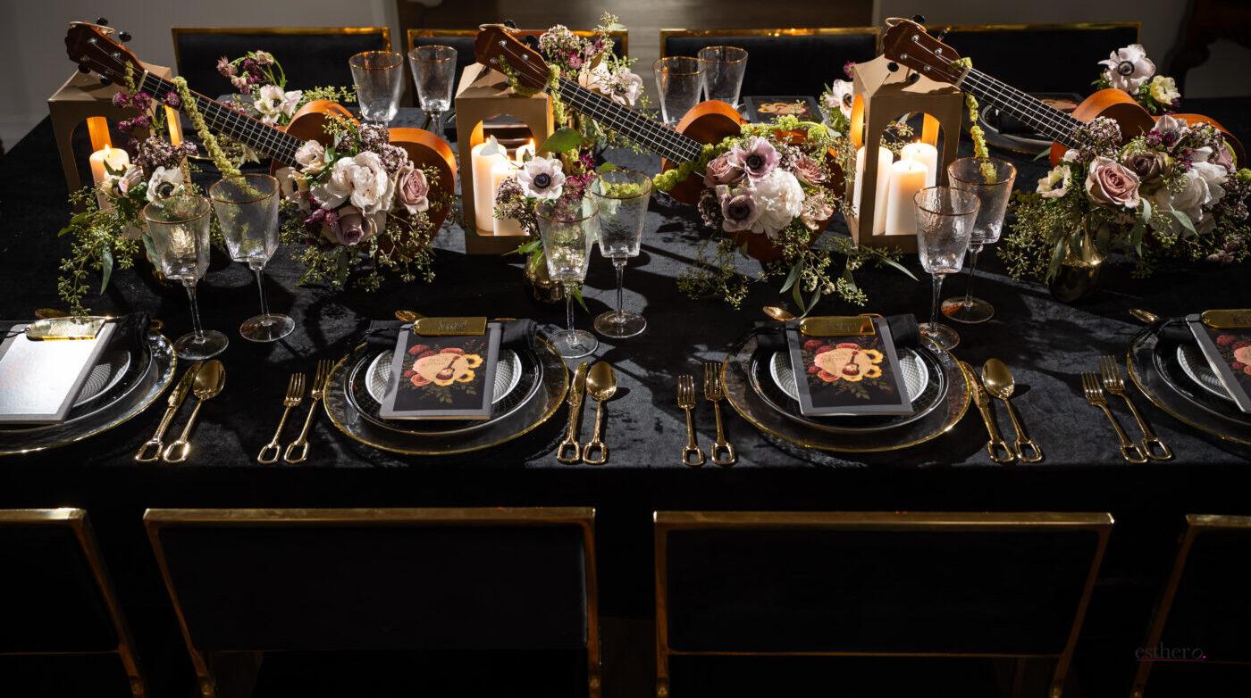 Music theme tablescape