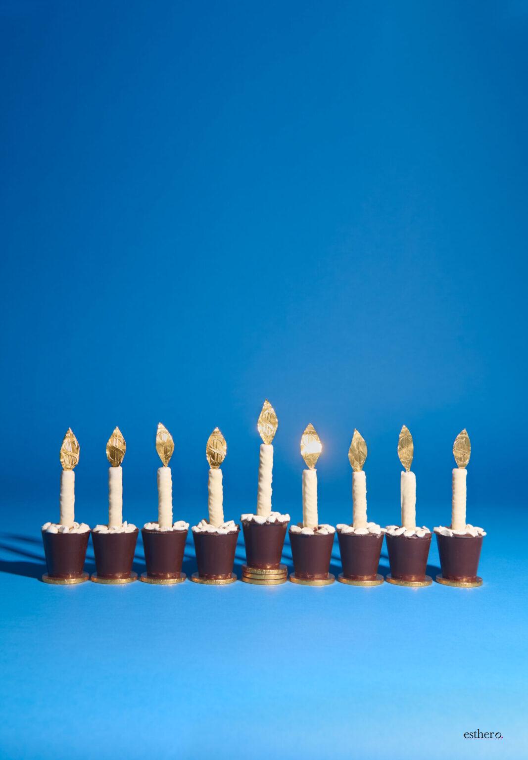 Chocolate Menorah