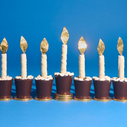 Chocolate Menorah
