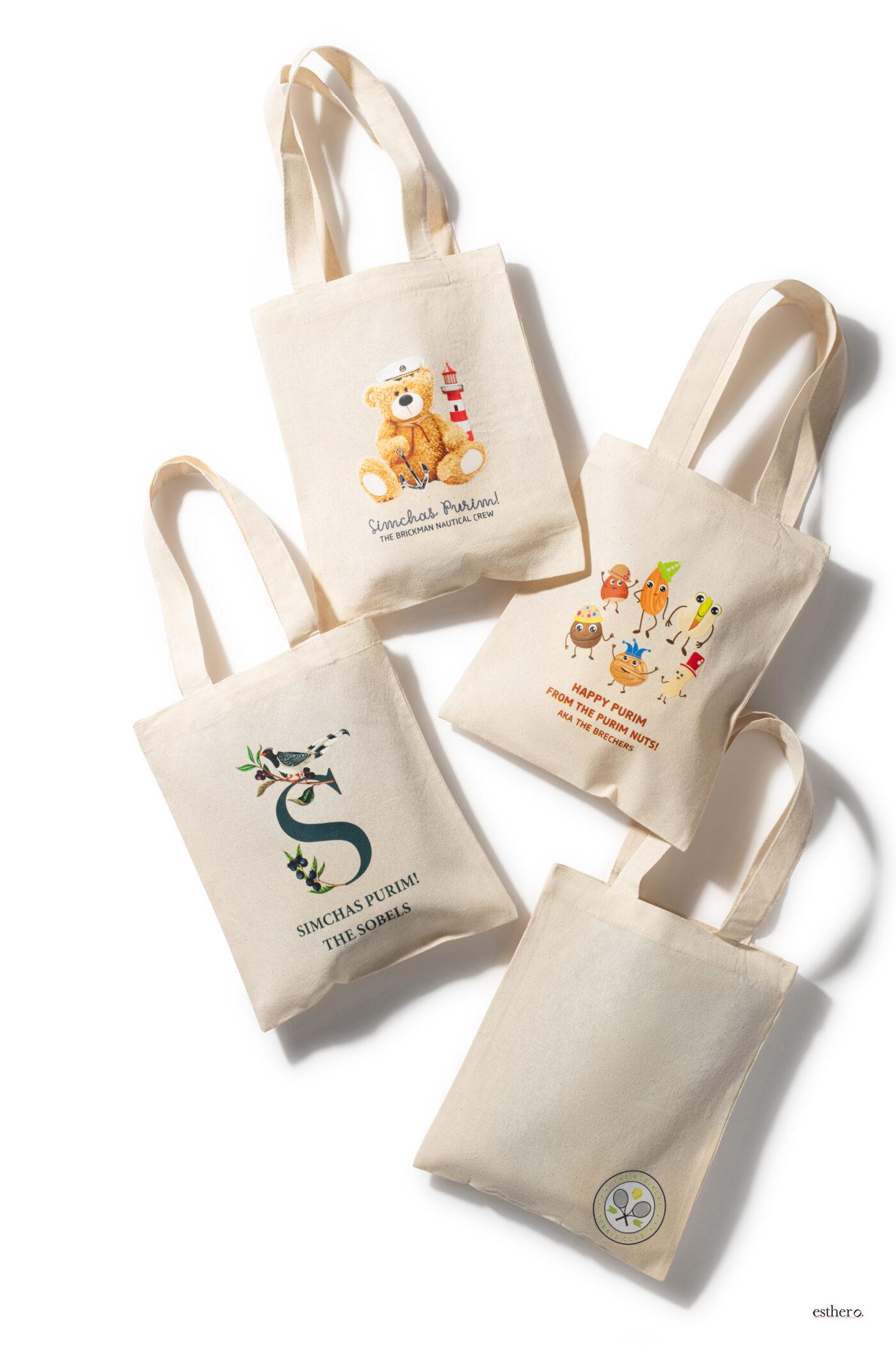 Custom Canvas Bags with Transfers