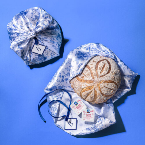 Fabric Wrapped Food Gifts