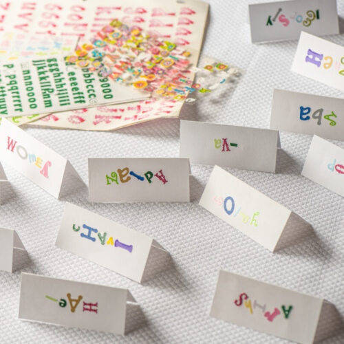 Purim Seating Cards