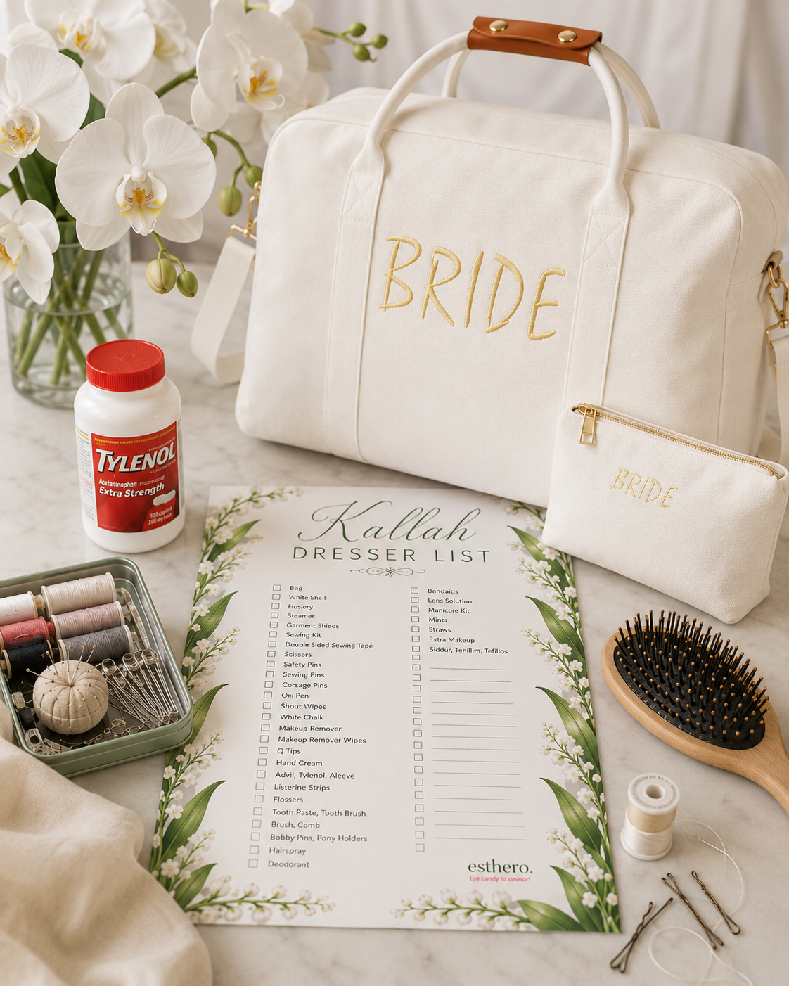 Wedding Dresser Checklist
