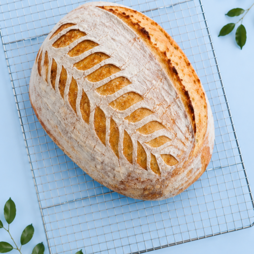 Classic Ear and Wheat Stalk Sourdough Scoring