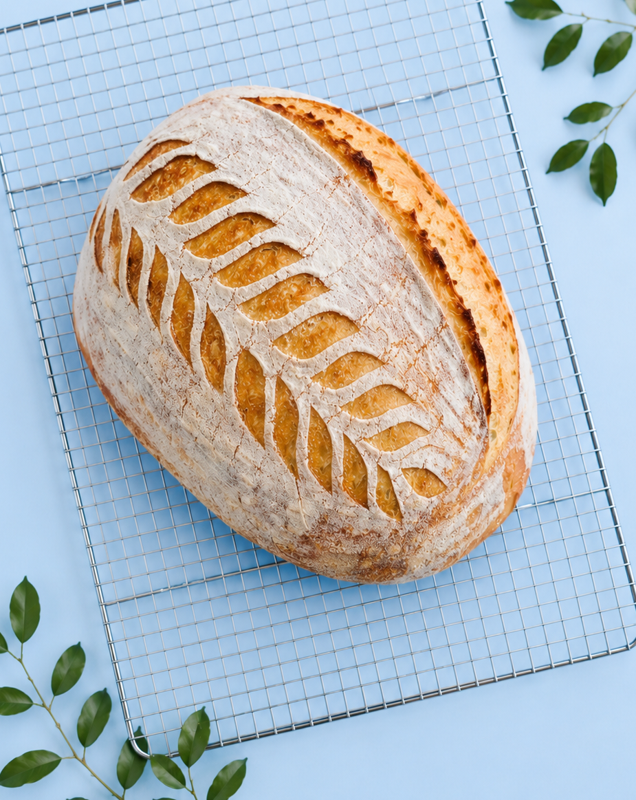 Classic Ear and Wheat Stalk Sourdough Scoring