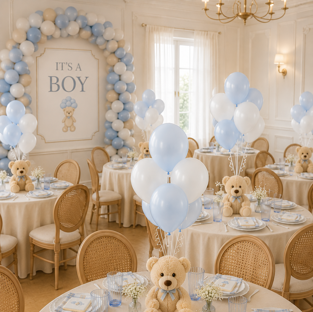 Easy Baby Boy Bris Setup: A Cute Disposable Tablescape