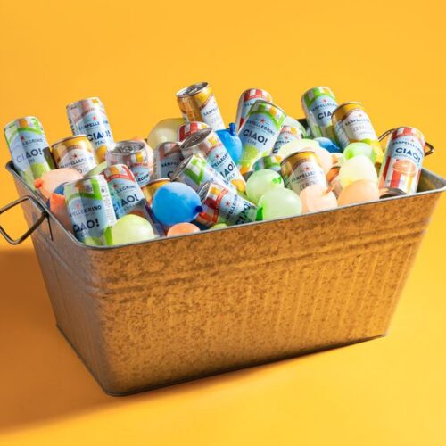 Frozen water Balloon Drink Bucket