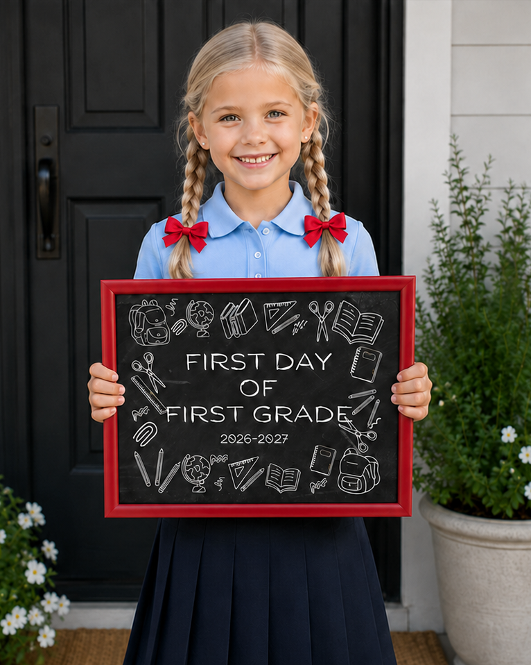 Free Editable First Day of School Printables