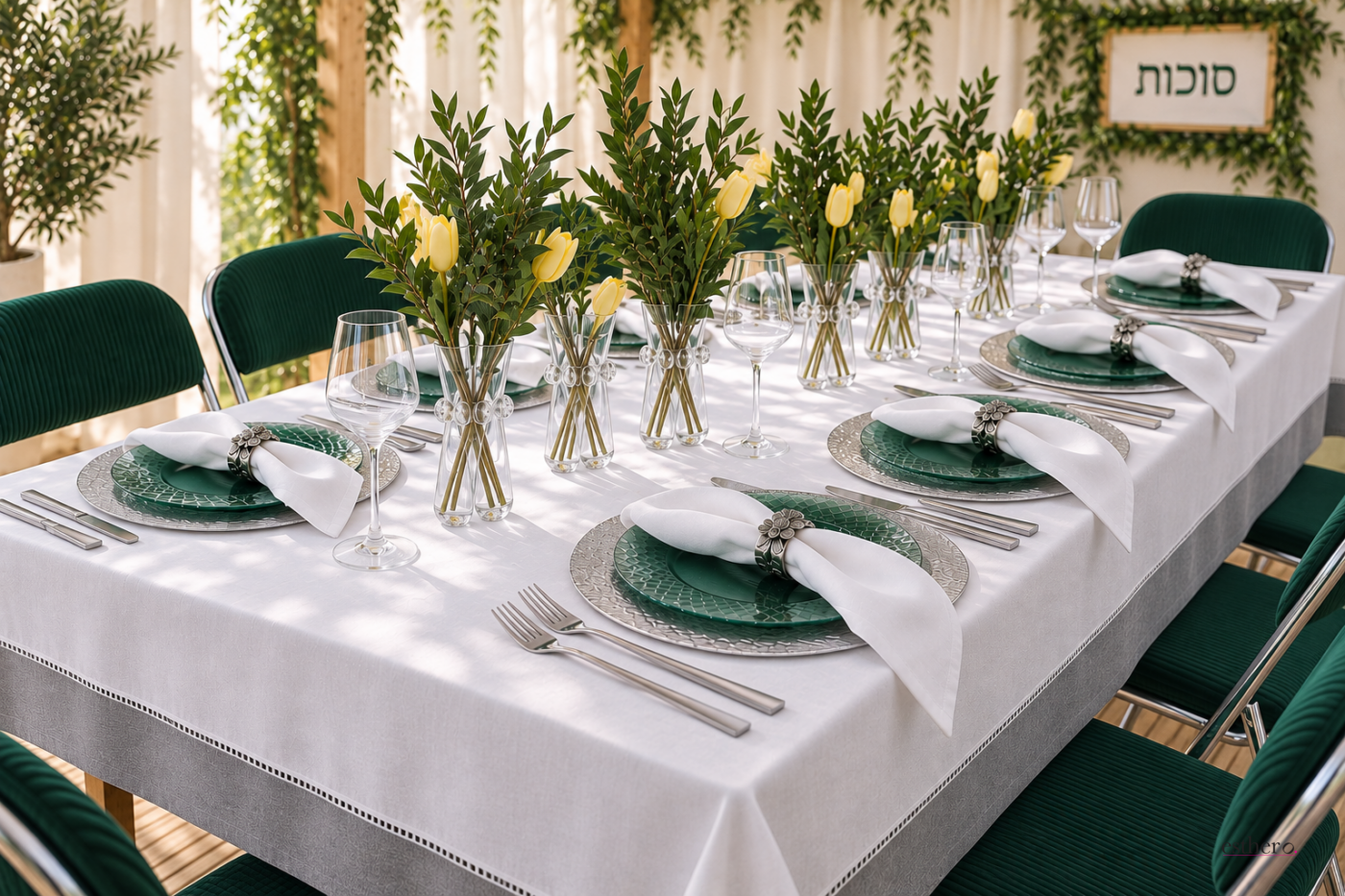 Classic Sukkos Tablescape