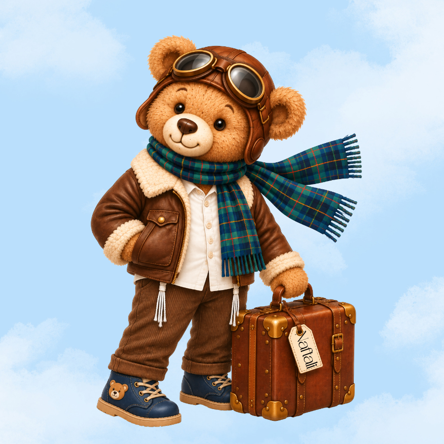 Bear with Suitcase